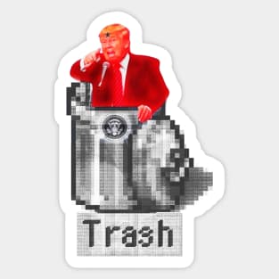 Trump Trash Sticker